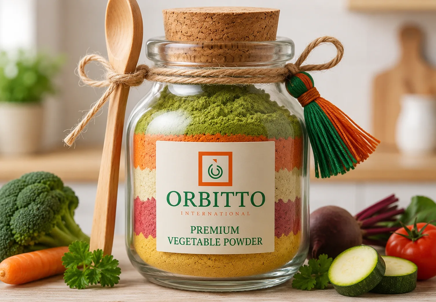Orbitto premium fruit powder product